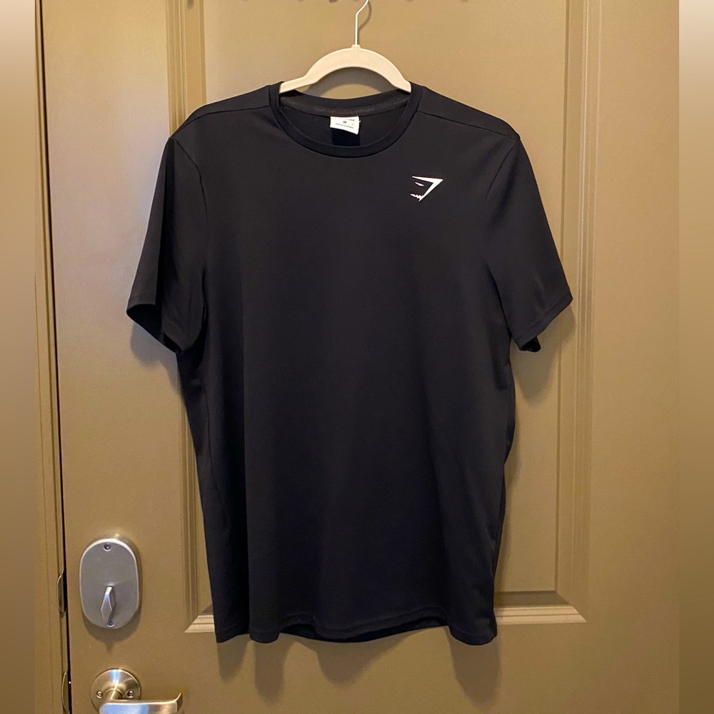 Black Dri-Fit Gymshark shirt, size medium